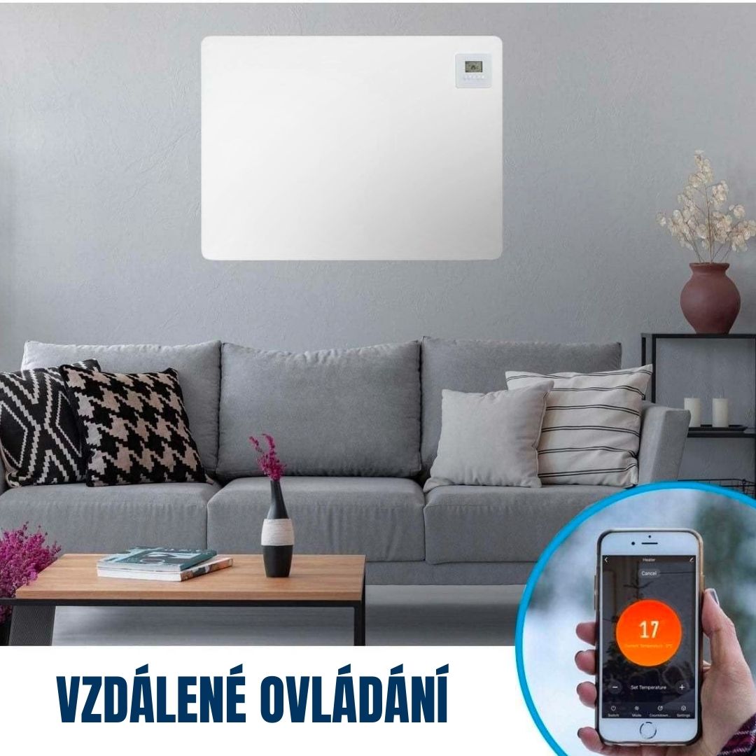 BOT Smart infrapanel IPH2 s WiFi – obývací pokoj